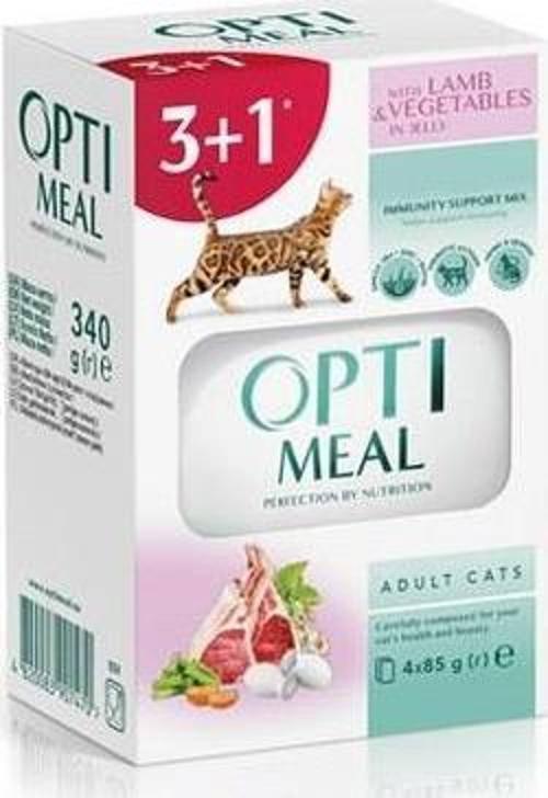 Kuzu Etli Sebzeli Jöle Yaş Mama 85G 3+1