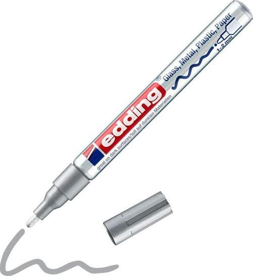 751 Parlak Boya Kalemi 1-2mm Yuvarlak Uç Gümüş