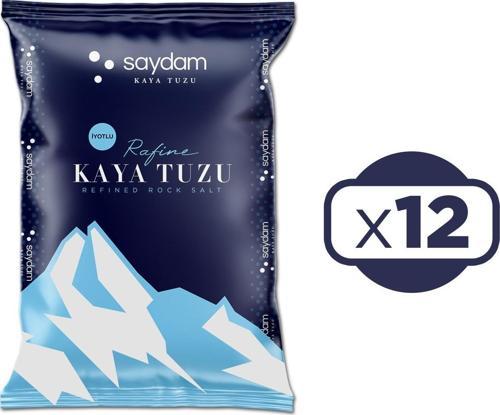 Tuz 750 gr Sofralık Kaya Tuzu x 12 Adet