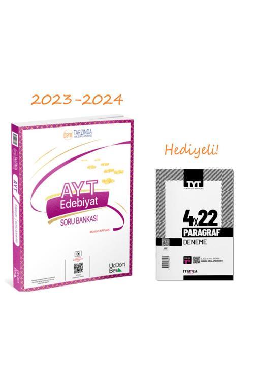 345 Yayınları Ayt Edebiyat Soru Bankası 2024 Marka Paragraf Hediye Üçdörtbeş Sınava Hazırlık 3 4 5