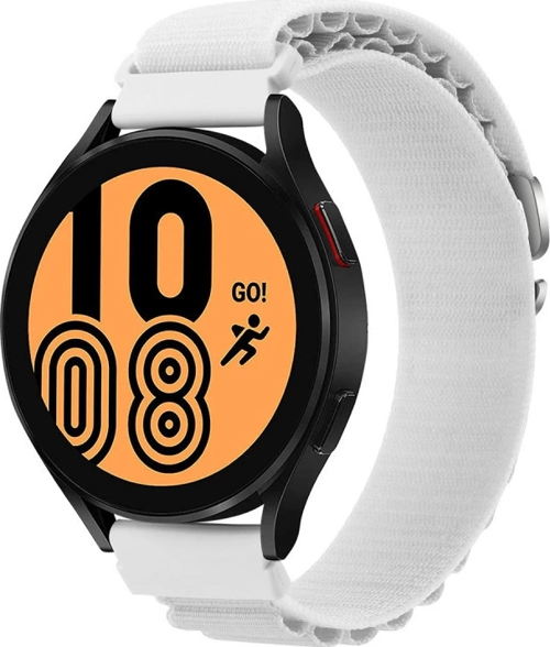 Watch 22mm Kr410 Kumaş Kordon (saat Değildir) - Beyaz