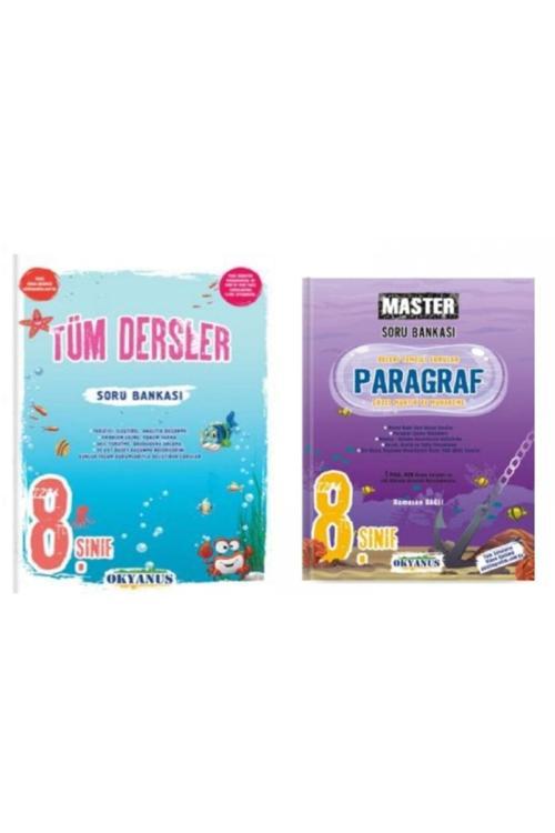 8.sınıf Tüm Dersler Soru Bankası Ve Master Paragraf Seti