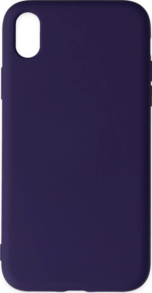 İphone Xr Kılıf Nano İçi Kadife Silikon - Mor