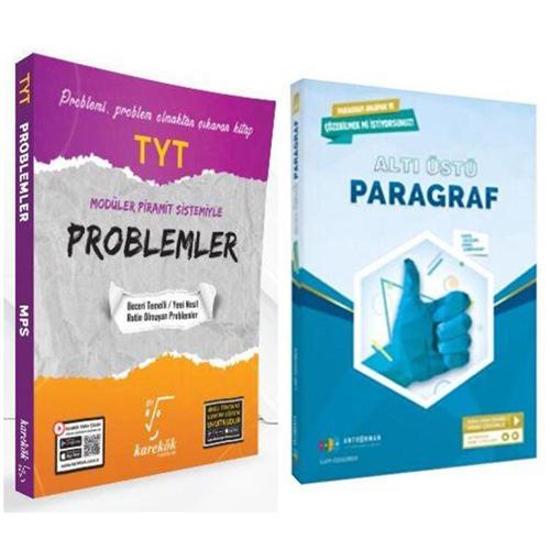 Karekök Eğitim Yayınları Antrenmanlarla Altı Üstü Paragraf ve Karekök Problemler Soru Bankası 2 Kitap Set