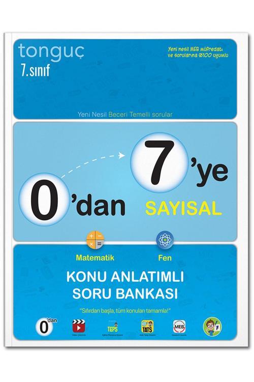 Tonguç Akademi 0'dan 7'ye Sayısal Konu Anlatımlı Soru Bankası