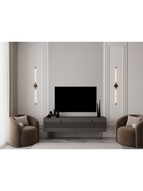 Tv Ünitesi - Tv Sehpası 140 Cm Duvara Monte %100 Mdf
