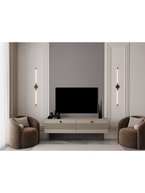 Tv Ünitesi - Tv Sehpası 140 Cm Duvara Monte %100 Mdf