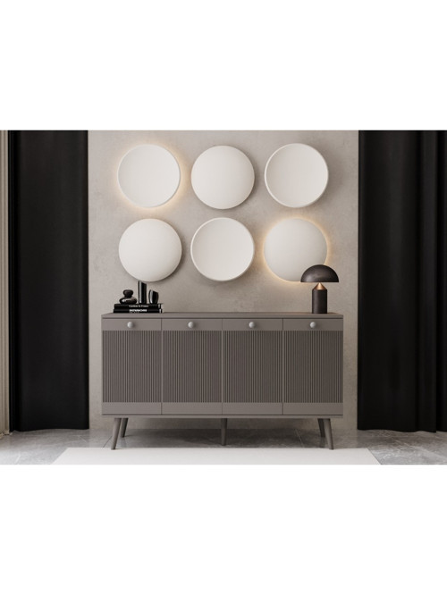 Konsol 140 Cm %100 Mdf Lake Ahşap Ayaklı