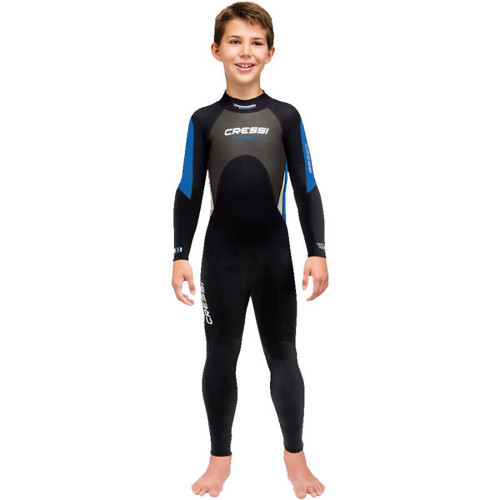 Morea Wetsuit Junior Dalış Elbisesi BLACK/BLUE-3MM-12/13 YAŞ