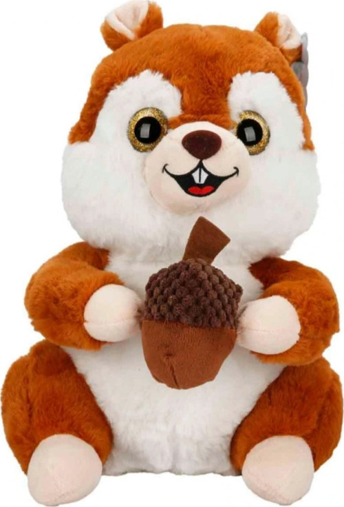 Sevimli Peluş Sincap 30 cm Oyuncak Uyku Arkadaşım