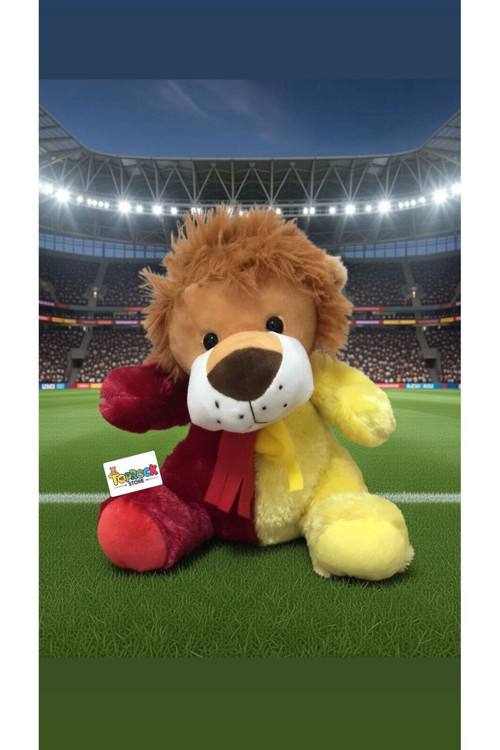 Sevimli Aslan Taraftar Peluş Oyuncak Hediyelik Uyku Arkadaşı 20 Cm