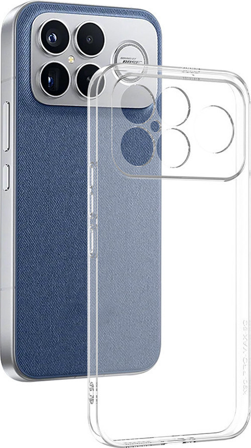 Xiaomi Poco F8 Ultra Kılıf İnce ve Esnek Şeffaf Süper Silikon
