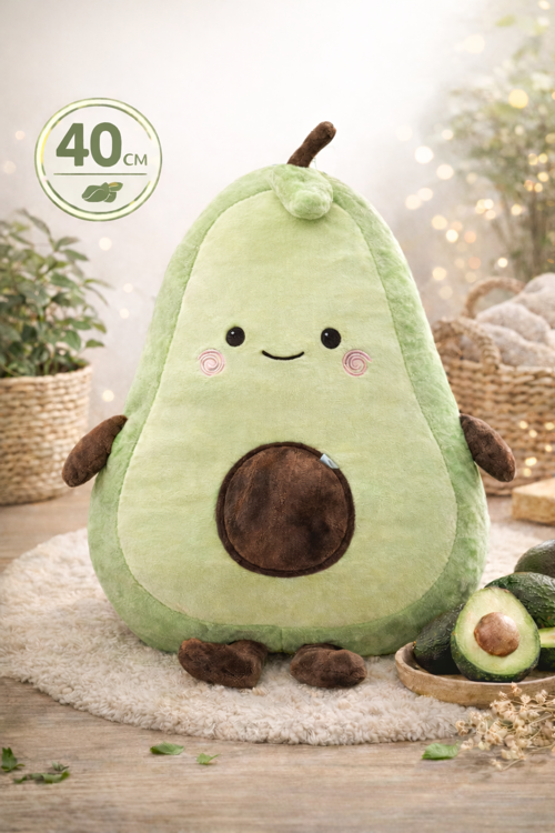 40 CM Avokado Peluş Oyuncak Yumuşacık Sevimli Dekoratif Peluş