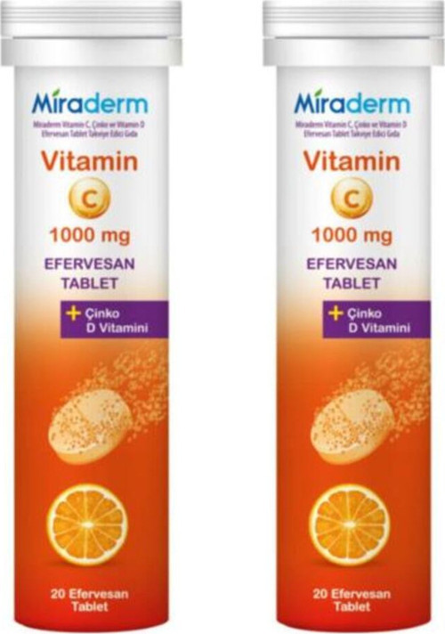 Vitamin C 1000 Mg 20 Efervesan Tablet 2 Adet