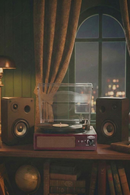 Mtx-303S SET Nostaljik Pikap Plak Çalar ve Hoparlör Ses Sistemi (Bluetooth USB)