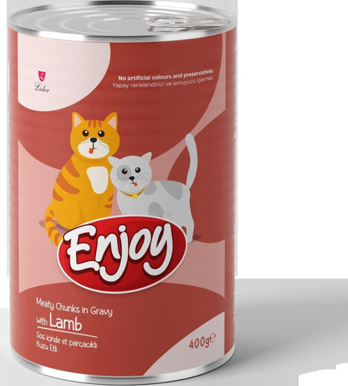 Kuzu Etli Kedi Konservesi Sos İçinde Et Parçacıklı 400 Gr