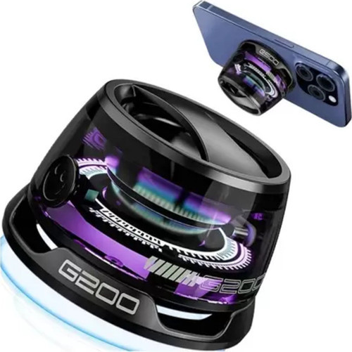 G200 RGB Işıklı 5W Manyetik Bluetooth Hoparlör Taşınabilir Speaker Telefon Stand