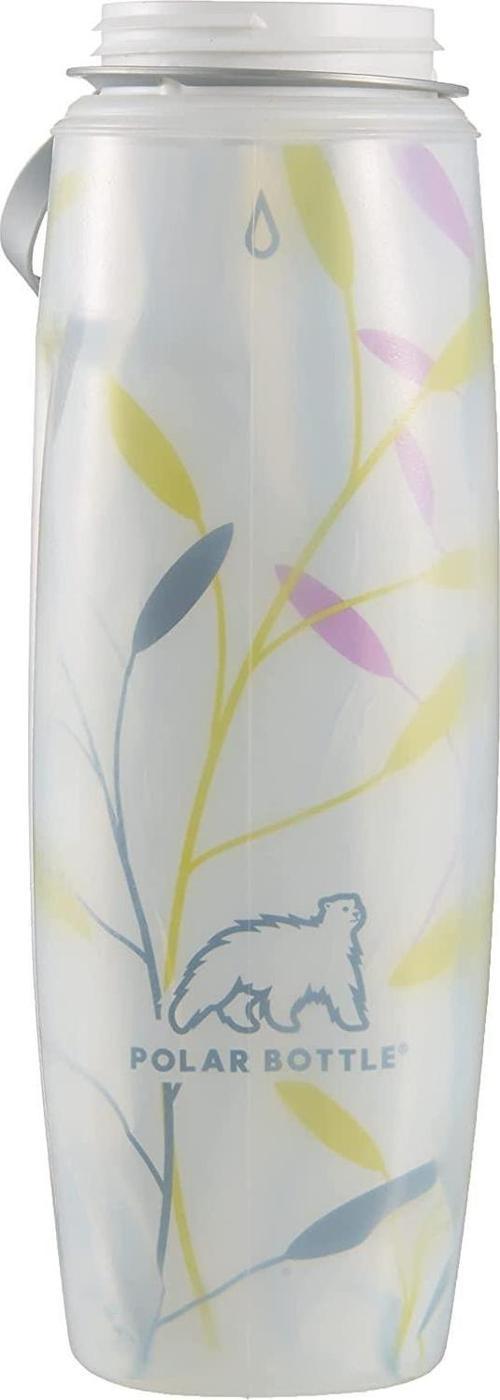 Bottle Ergo Insulated Graphic Termos 0.65 Litre-PEMBE-YEŞİL