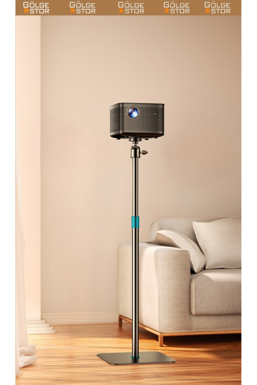Projeksiyon Cihazı Standı Ayaklı Projeksiyon Vidalı-Gimbal Model Ayarlanabilir Yükseklik Tripod