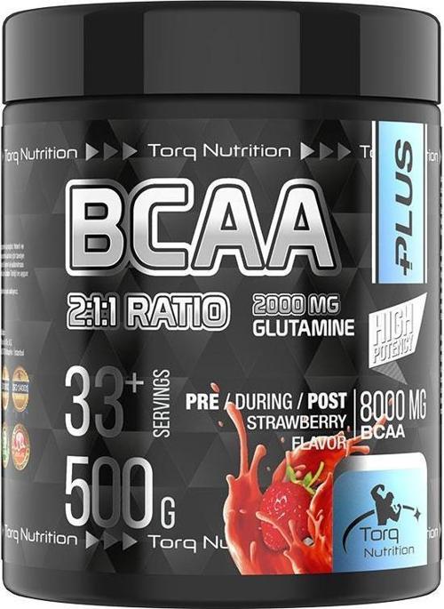 Bcaa+ 500 Gr (BCAA + L-Glutamine) Çilek Aromalı