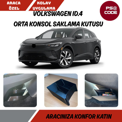 Volkswagen ID.4 2021 -2025 arası orta konsol saklama kutusu