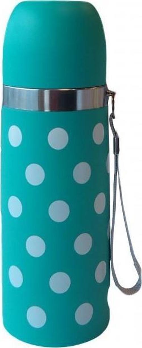 Puantiyeli Bebek Termosu 350 ml - Mavi