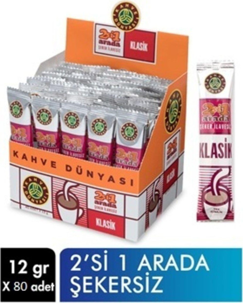 2 si 1 Arada Klasik Kahve 40 x 12 gr