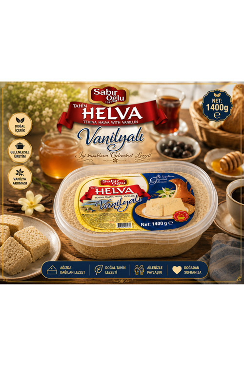 1400 gr Helva Pls Kutu Sade