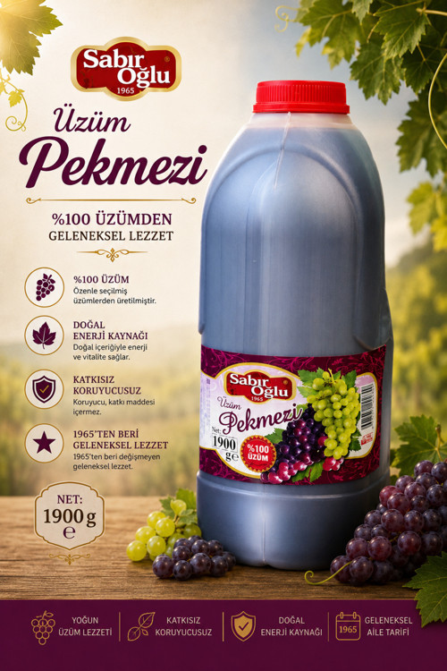 1900 Gr Pekmez Üzüm Pekmezi Pls Bid
