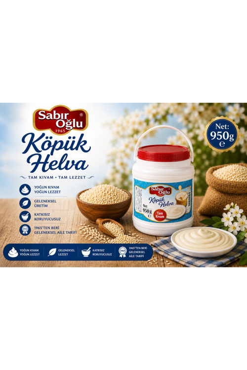 Katkısız Köpük Helva - 950 Gr