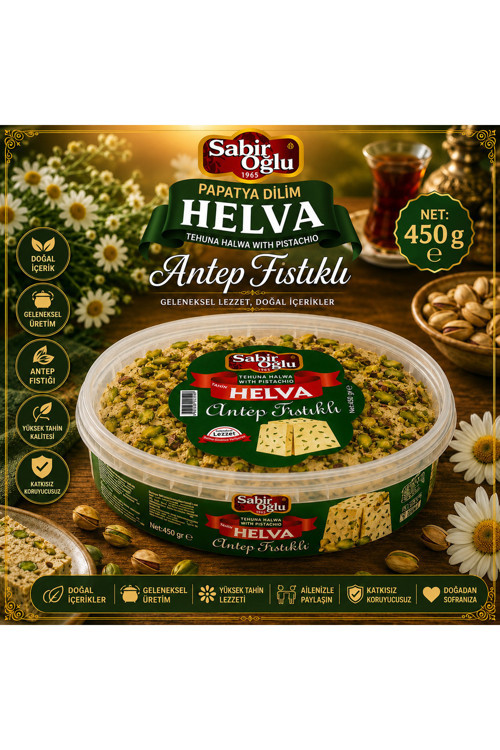 Papatya Fıstıklı Helva 450 gr