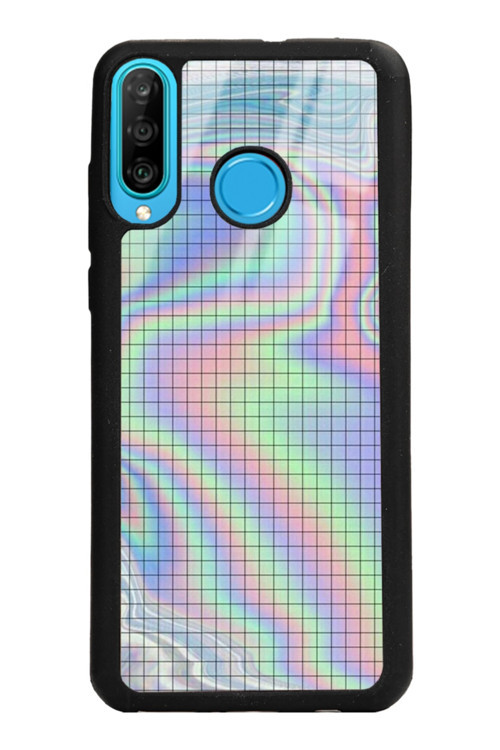 Huawei P20 Lite Neon Dama Tasarımlı Glossy Telefon Kılıfı