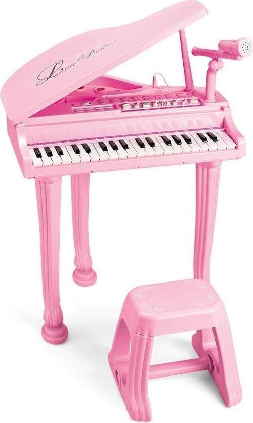 37 Tuşlu Büyük Pembe Piano Mp3 ve Mikrofonlu