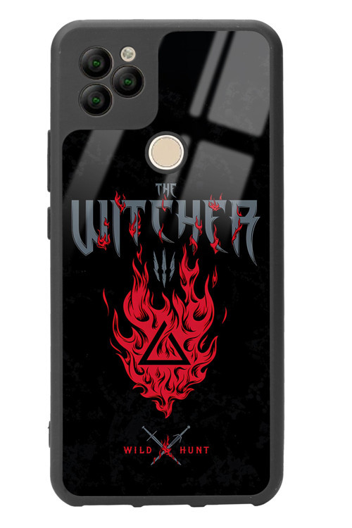 General Mobile Gm 22 Witcher 3 Fire Tasarımlı Glossy Telefon Kılıfı