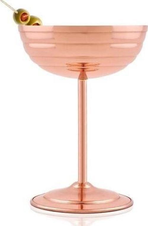 Premium Collection Bakır Zara Martini Kadehi 250ml