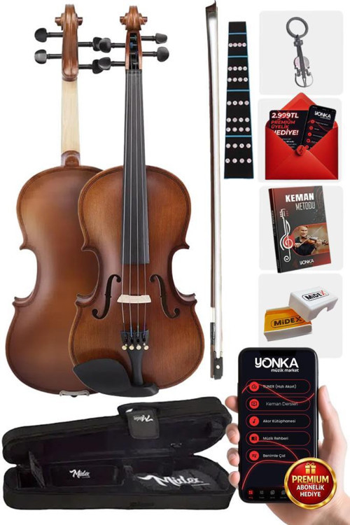 RV-402 Çocuk Kemanı Seti Kaliteli 1/2 Boy (8-10 Yaş Arası)