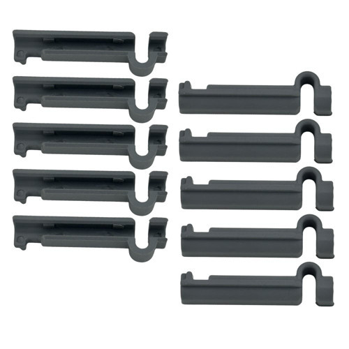 Beko İle Uyumlu BMA6103I Bulaşık Makinesi Alt Sepet Uzun Klipsi Sol - 1781880200 - 10 Adet