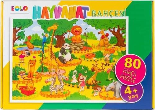 80 Parça Puzzle-hayvanat Bahçesi - Yayıncılık - Eolo Kolektif Kitabı