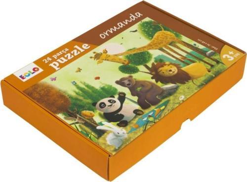 Yayıncılık Çocuklar Için Yer Puzzle 24 Parça - Ormanda