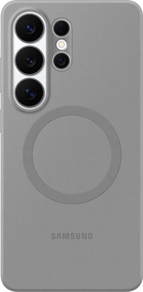 Galaxy S26 Ultra Silikon Magnet Kılıf - Gri