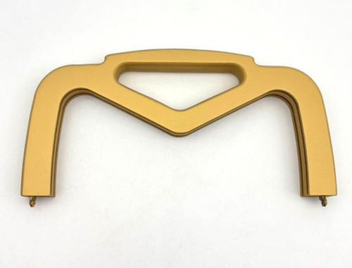 Çanta Aksesuar 26 Cm Gold Renk Ahşap Burs, Ahşap Klips