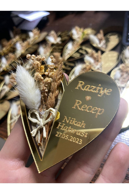 Düğün- Söz-nişan-nikah-kına Hediyelik Magnet (50'li)