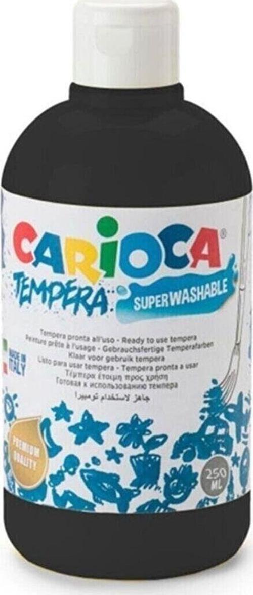 Tempera Süper Yıkanabilir Sulu Boya Siyah 250 ml