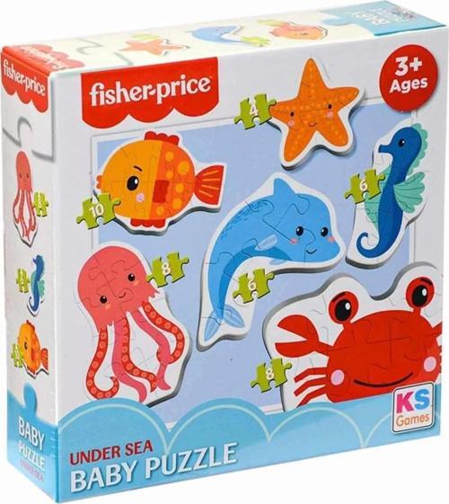 Fp 13412 Fisher Price Baby Puzzle Under Sea 6ın1 Puzzle