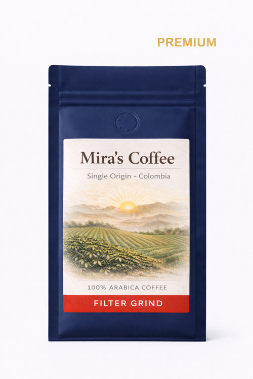 1000 gr Colombian Öğütülmüş Omni Roast Filtre Kahve 100% Arabica Çekirdek Single Origin