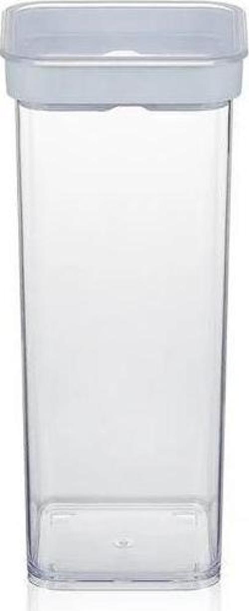 System Saklama Kabı Akrilik, Vakumlu Beyaz Kapaklı 1500 Ml