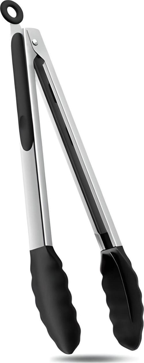 , Metal Saplı Silikon Maşa 27 Cm