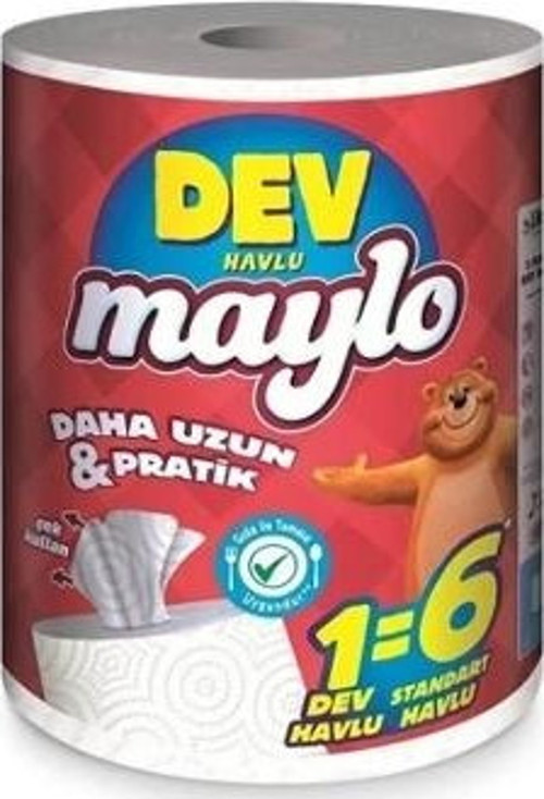 Kağıt Havlu Dev 6 Rulo 1 Arada (6'lı)