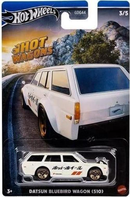 Premium Hot Wagons Datsun Bluebird Wagon (510) HRR88