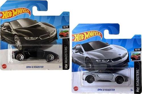 Bmw i8 Roadster Siyah & Gri 2 Araç Set (1:64)